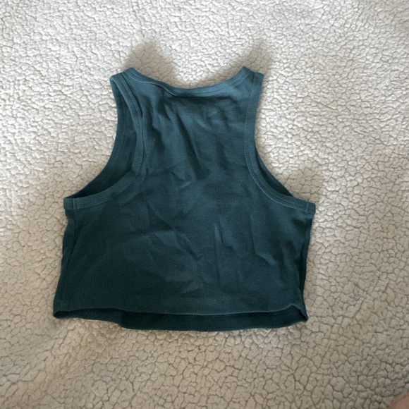 Blue cropped tank - Picture 2 of 2
